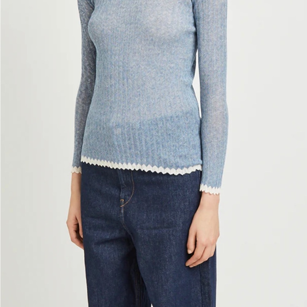 Isabel Marant Etoile Scoop Neck Long Sleeve Top - Picture 3 of 16